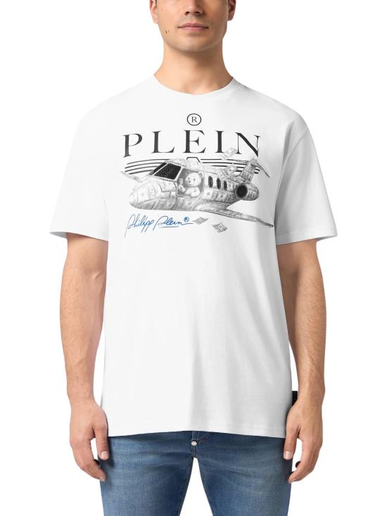 26FW 필립 플레인 반팔 티셔츠 FAFCMTK9135PJY002N 01 WHITE - PHILIPP PLEIN