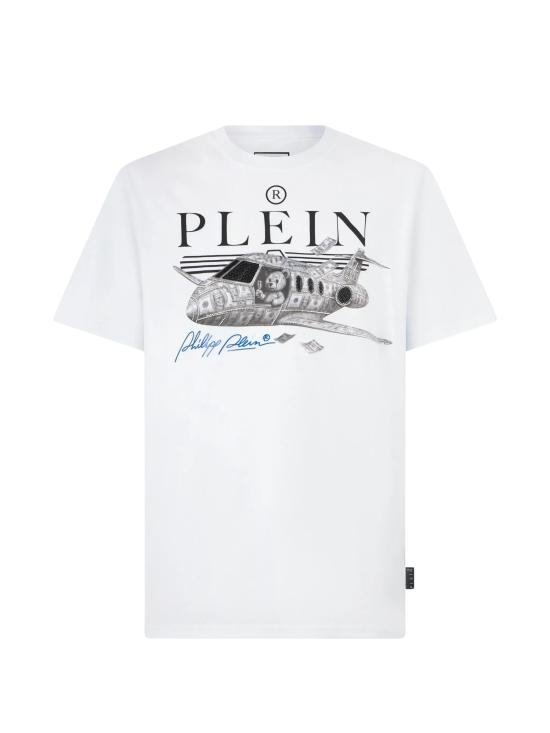 26FW 필립 플레인 반팔 티셔츠 FAFCMTK9135PJY002N 01 WHITE