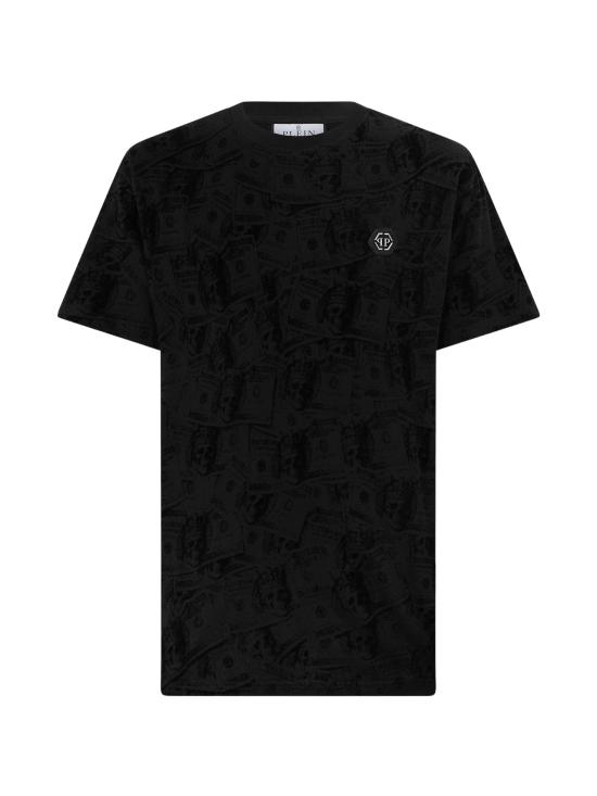 26FW 필립 플레인 반팔 티셔츠 FAFCMTK9118PJY002N 0202 BLACK