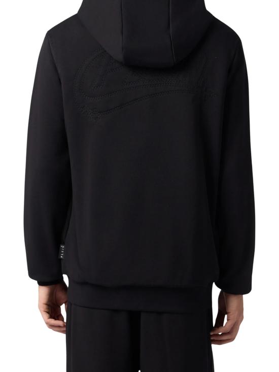 26FW 필립 플레인 후드 티셔츠 FAFCMJB4021PTE180N 02 BLACK - PHILIPP PLEIN