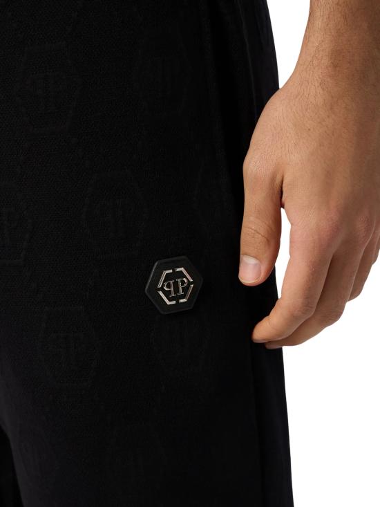 26FW 필립 플레인 스트레이트 팬츠 FAFCMJT2867PTE021N 02 BLACK - PHILIPP PLEIN