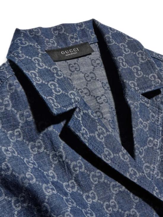 26FW 구찌 셔츠 A003K8XDDG3 4011 BLUE - GUCCI
