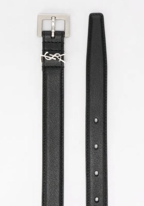26FW 생로랑 벨트 612616BRM0E 1000 BLACK - SAINT LAURENT