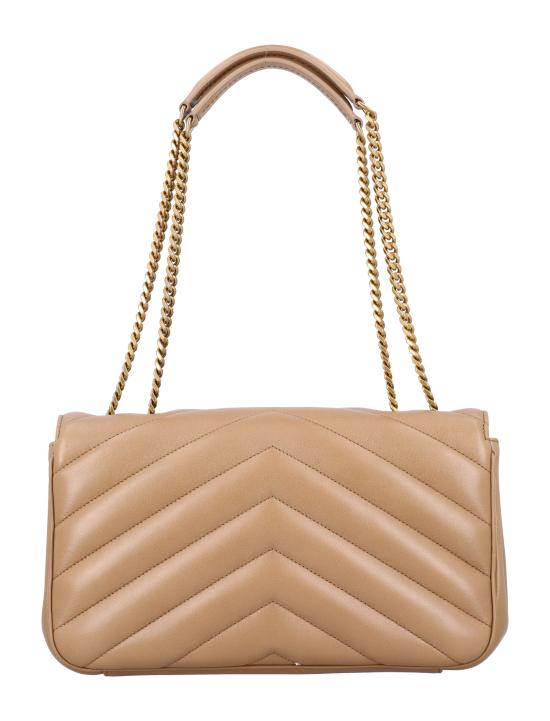 26FW 생로랑 루루 마틀라세 램스킨 미디움 숄더백 801439AAEAX 2357 NUDE NEUTRALS - SAINT LAURENT