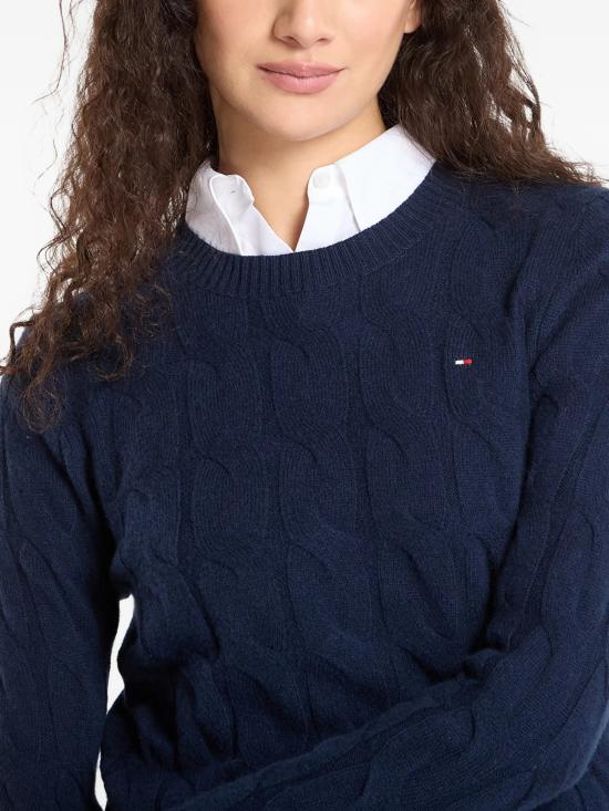 26FW 타미힐피거 스웨터 WW0WW43586 C1G BLUE - TOMMY HILFIGER