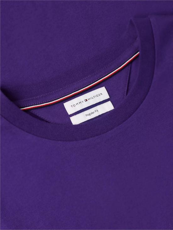 26FW 타미힐피거 반팔 티셔츠 MW0MW39995 VOH PINK PURPLE - TOMMY HILFIGER