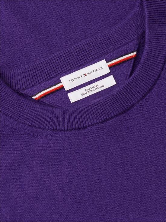26FW 타미힐피거 스웨터 MW0MW28046 VOH PINK PURPLE - TOMMY HILFIGER