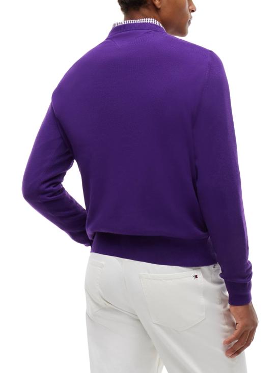26FW 타미힐피거 스웨터 MW0MW28046 VOH PINK PURPLE - TOMMY HILFIGER