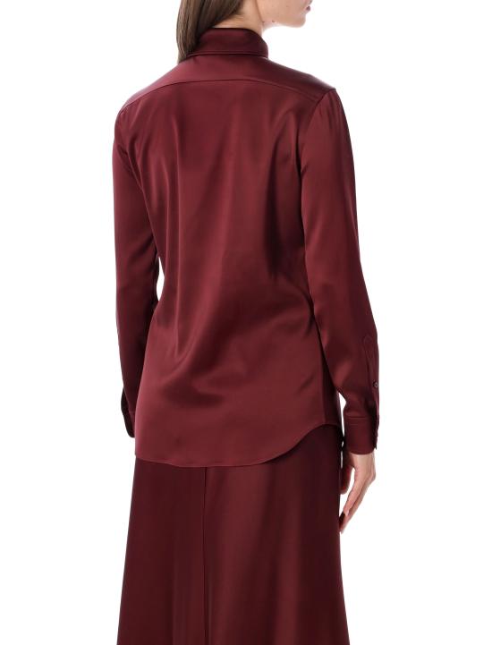 26FW 랄프 로렌 셔츠 290P25982 001 BORDEAUX - RALPH LAUREN