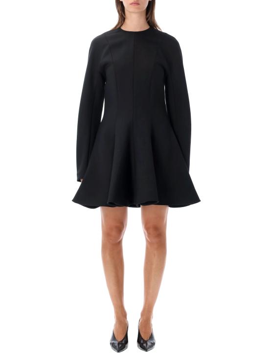 26FW 스텔라 맥카트니 미디 원피스 6A07553IU654 1000 BLACK