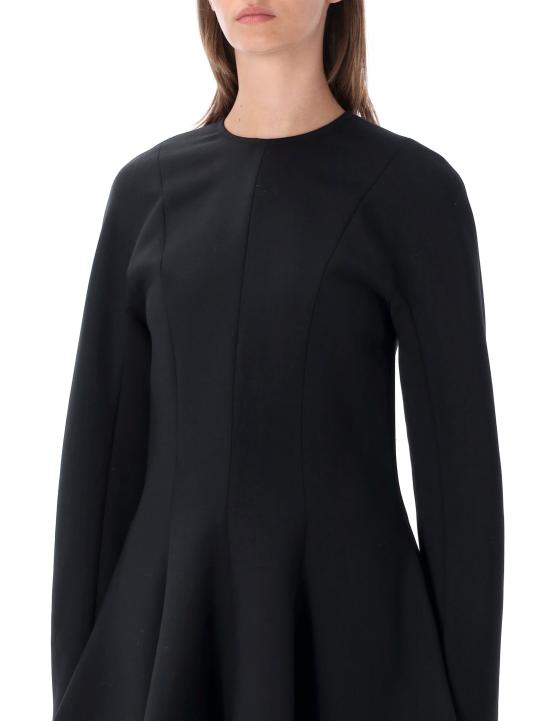 26FW 스텔라 맥카트니 미디 원피스 6A07553IU654 1000 BLACK - STELLA MCCARTNEY