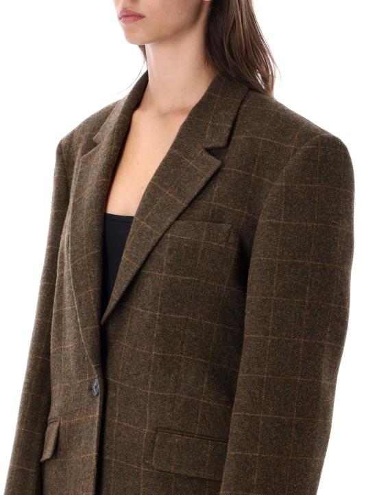 26FW 로에 자켓 42111094 350 MOSS CHECK - ROHE