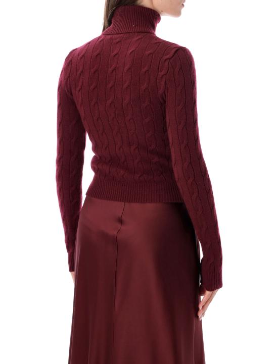 26FW 랄프 로렌 스웨터 290P23408 003 BORDEAUX - RALPH LAUREN