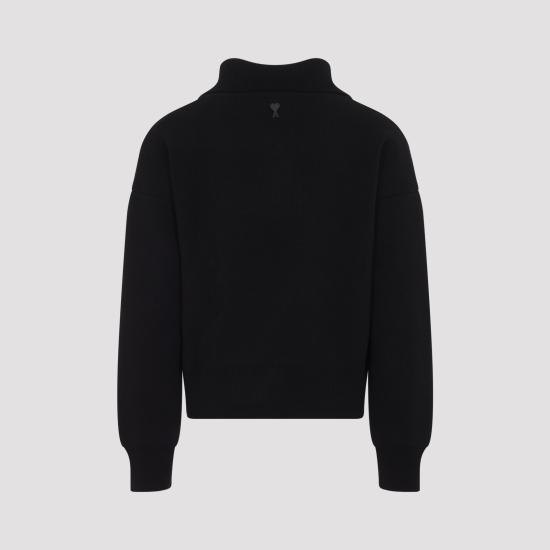 26FW 아미 스웨터 UKS885KN0192 001 BLACK - AMI
