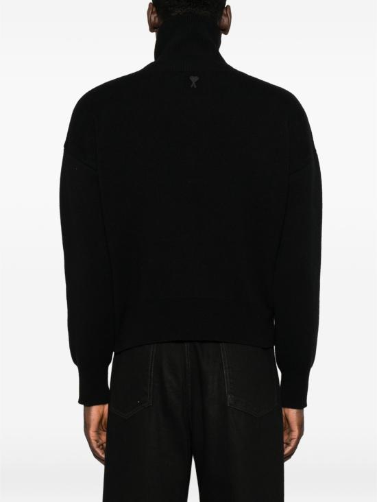 26FW 아미 스웨터 UKS885KN0192 001 BLACK - AMI