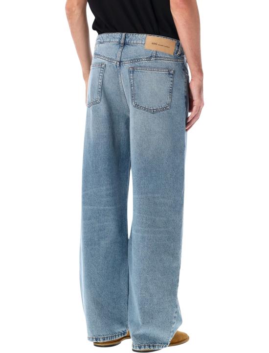 26FW 아미 스트레이트 팬츠 HTR919DE0046 480 LIGHT BLUE - AMI