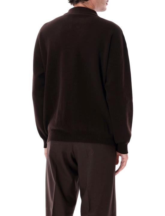 26FW 로베르토 콜리나 스웨터 263MYB21004 08 DARK BROWN - ROBERTO COLLINA