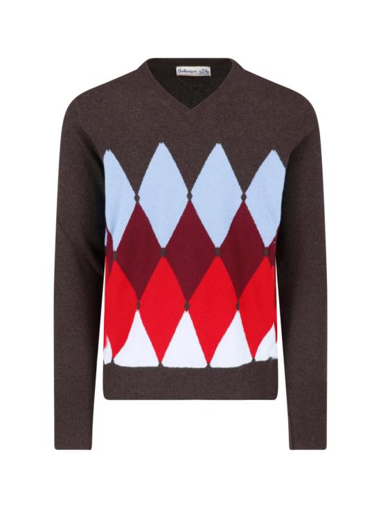 26FW 발렌타인 스웨터 B2P001 12KA8 94552 BROWN