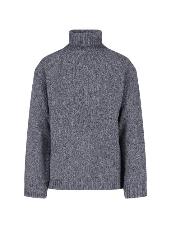 26FW 아워레가시 팝오버 터틀넥 슬럽 니트 M4263MA SLUB TWISTED ASH GREY WOOL