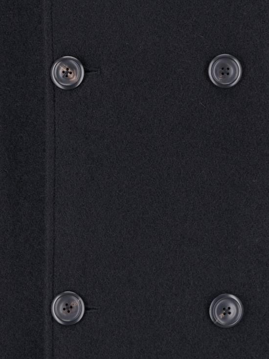26FW 아워레가시 웨이지 피코트 M4261WBS BLACK STAMPED WOOL - OUR LEGACY