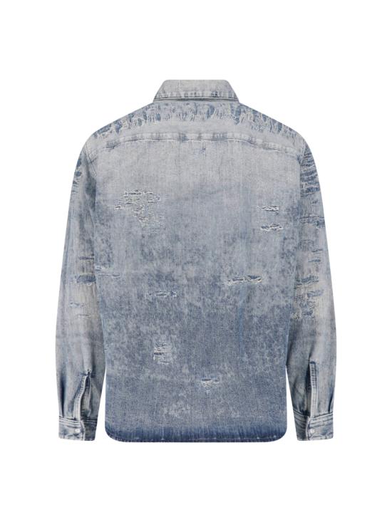 26FW 디젤 셔츠 A03534 068YM 01 BLUE - DIESEL