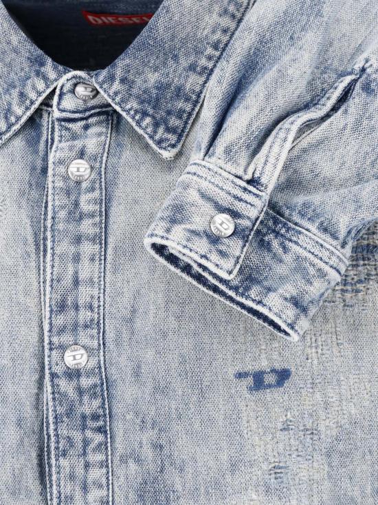 26FW 디젤 셔츠 A03534 068YM 01 BLUE - DIESEL
