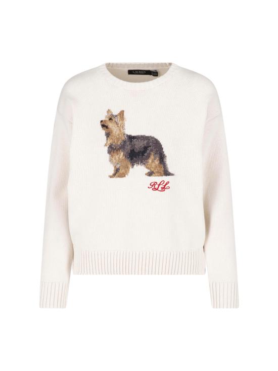 26FW 랄프 로렌 스웨터 200 B27841 001 CREAM