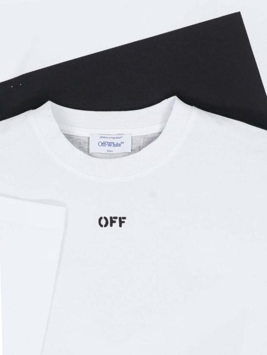 26FW 오프화이트 긴팔 티셔츠 44MAB09CF26J001100 WHITE - OFF WHITE