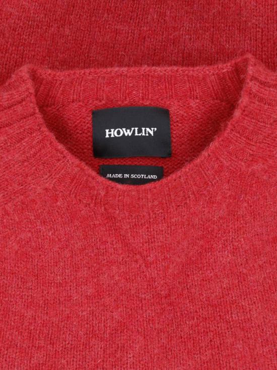 26FW 하울린 버쓰 오브 더 쿨 스웨터 BIRTH OF THE COOL VELVET KISS RED - HOWLIN