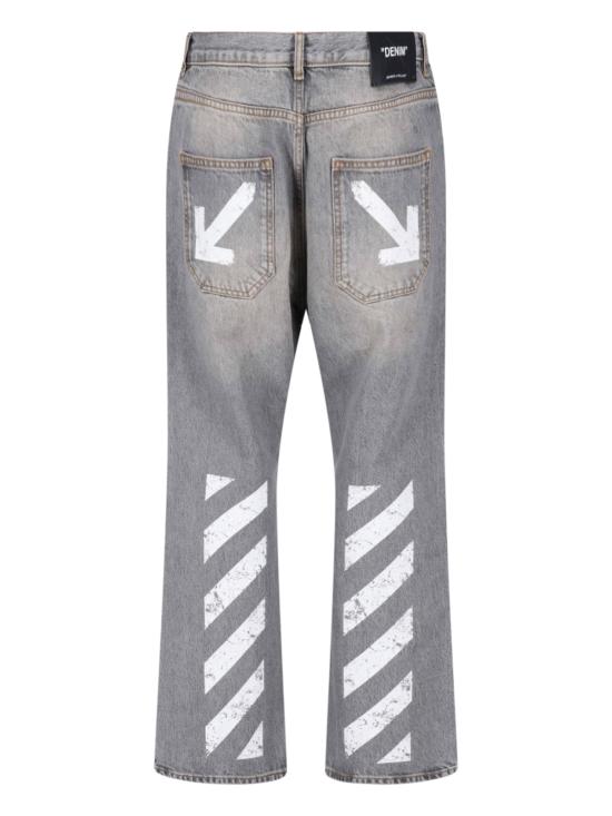26FW 오프화이트 데님 팬츠 44MYA18JF26D003020 SUN FADED GREY - OFF WHITE