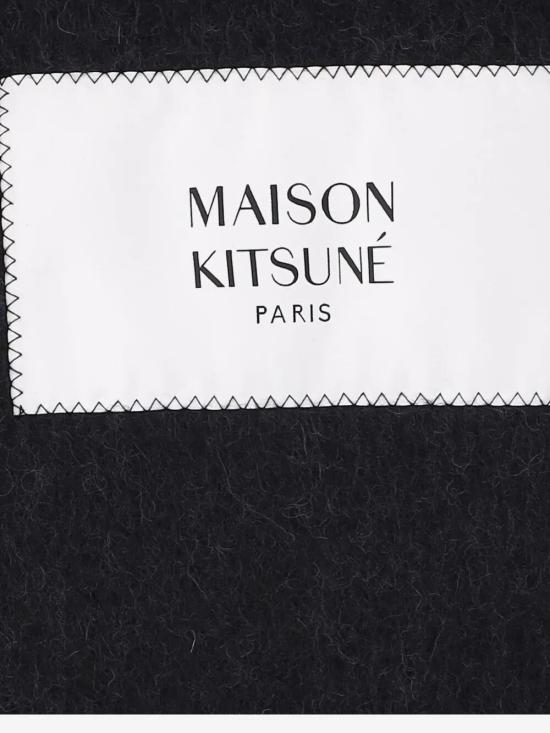 26FW 메종키츠네 베이비 알파카 스카프 LM06206WA0022 P199 BLACK - MAISON KITSUNE