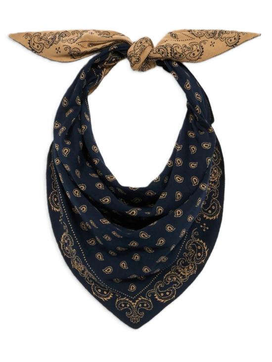 26FW 게스트 인 레지던스 머플러/스카프 A28334AFNAVYCAMEL Blue