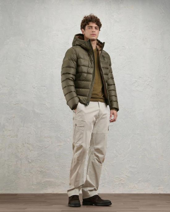 26FW 블라우어 자켓 26WBLUC03044 006047659FL DARK OLIVE - BLAUER