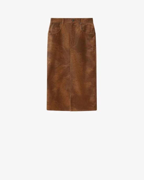  이자벨마랑 롱 스커트 Isabel Marant Bisane 스커트 브라운