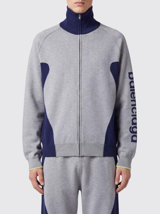 26FW 발렌시아가 바디스 니트 집업 카디건 A000GVT3459 1223 Grey