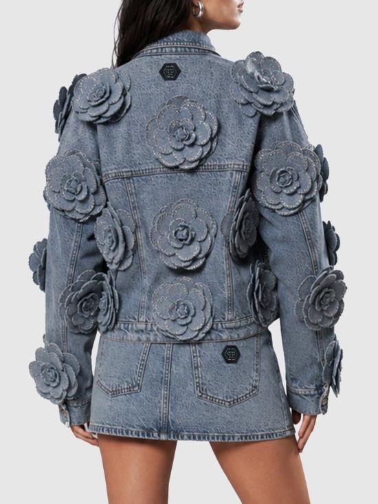 26FW 필립 플레인 자켓 FAFCWDB0676PDE004N 07LG Denim - PHILIPP PLEIN