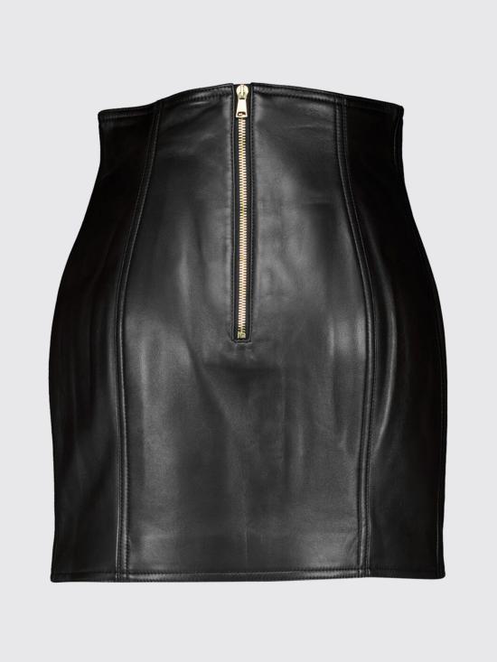 26FW 발망 스커트 HF1LBB54LE35 0PA Black - BALMAIN