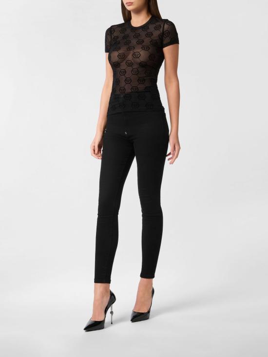 26FW 필립 플레인 반팔 티셔츠 PAECWTK3610PTE003N 02 Black - PHILIPP PLEIN