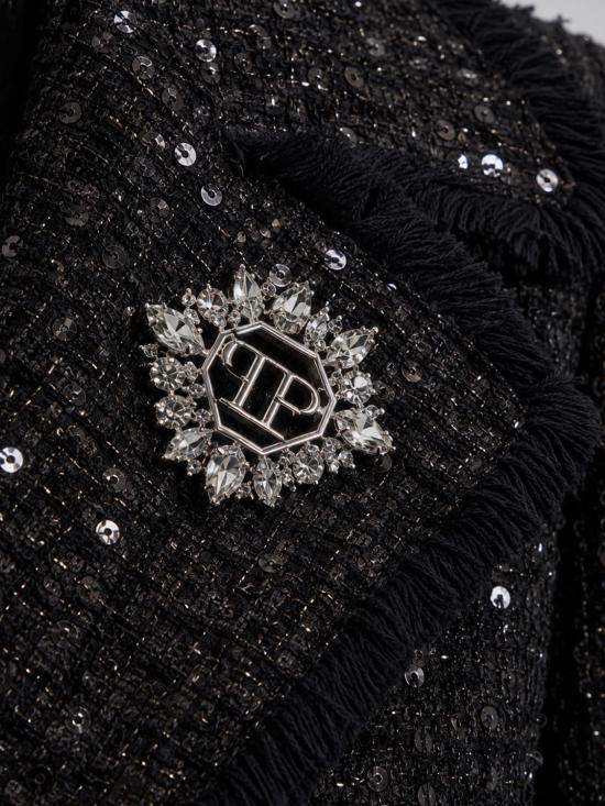 26FW 필립 플레인 코트 FAFCWRA0749PTE173N 02 Black - PHILIPP PLEIN