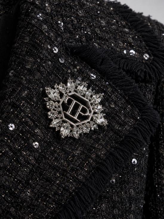 26FW 필립 플레인 코트 FAFCWRA0749PTE173N 02 Black - PHILIPP PLEIN