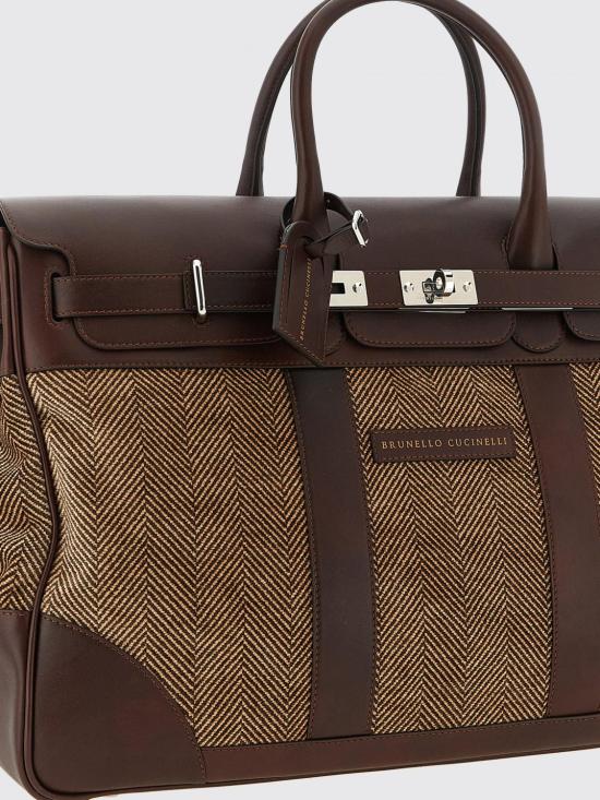 26FW 브루넬로 쿠치넬리 더플백 MBROBU071 CYA14 Brown - BRUNELLO CUCINELLI