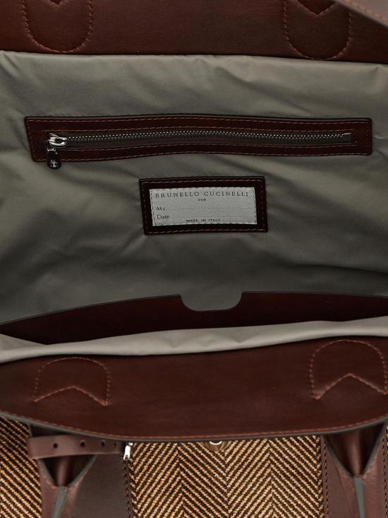 26FW 브루넬로 쿠치넬리 더플백 MBROBU071 CYA14 Brown - BRUNELLO CUCINELLI
