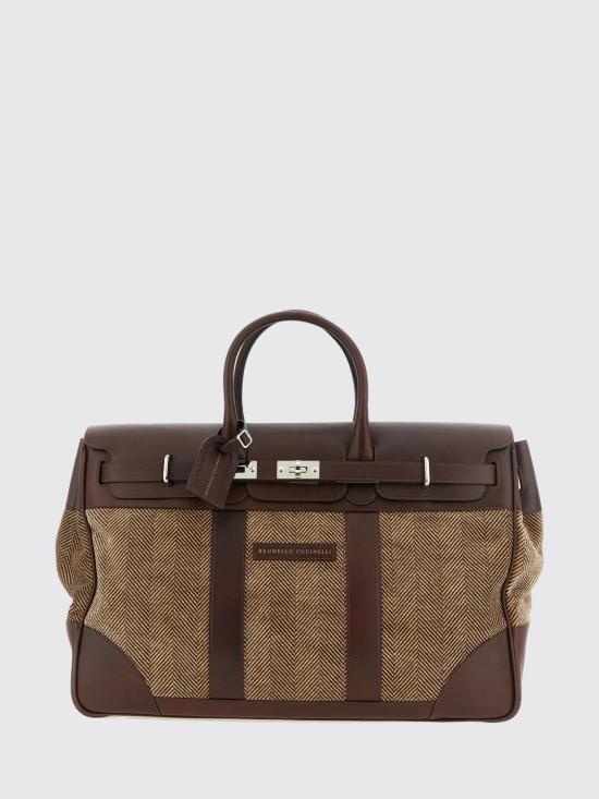 26FW 브루넬로 쿠치넬리 더플백 MBROBU071 CYA14 Brown