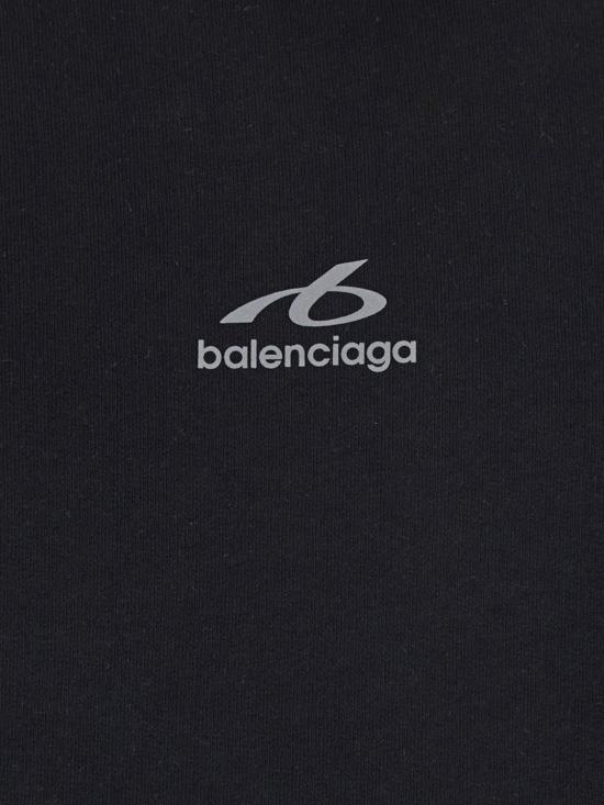 26FW 발렌시아가 바디스 미디엄 핏 후디 871956TUVQ5 1000 Black - BALENCIAGA