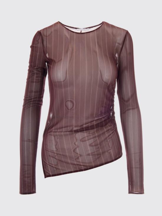 26FW 파트리지아페페 탑 8M0193J0068 B906 Brown - PATRIZIA PEPE