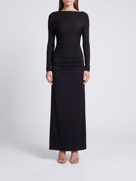 26FW 빅토리아 베컴 롱 원피스 1426JDR007621A 1 Black