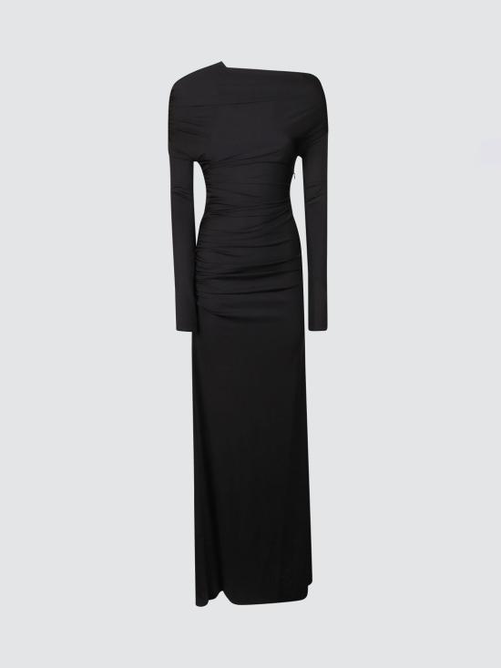 26FW 빅토리아 베컴 롱 원피스 1426JDR007621A 1 Black - VICTORIA BECKHAM