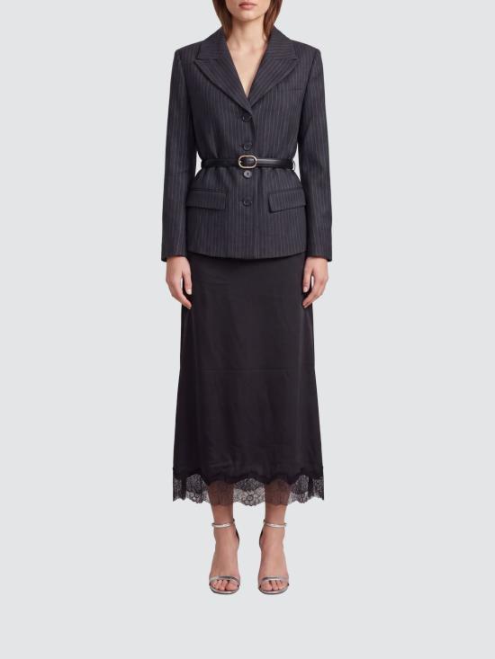 26FW 셀프 포트레이트 롱 원피스 AW26061MGR Grey