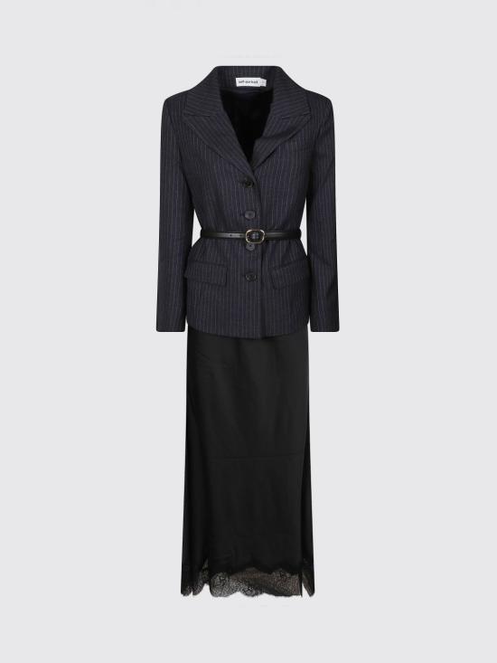 26FW 셀프 포트레이트 롱 원피스 AW26061MGR Grey - SELF PORTRAIT