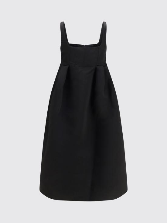 26FW 가니 롱 원피스 A1030752 099 Black - GANNI
